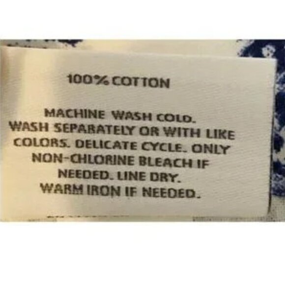 🏡🏡Threshold** Blue Paisley Light Filtering Tie-Up Shade Panel 40x62 NWT - Picture 3 of 4